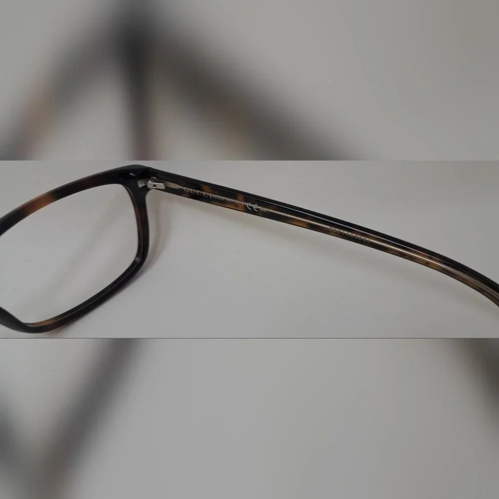 Gucci Women's Eyeglasses Frames Glasses Havana Square GG 3723 HNZ 52-14-140 - Picture 12 of 15